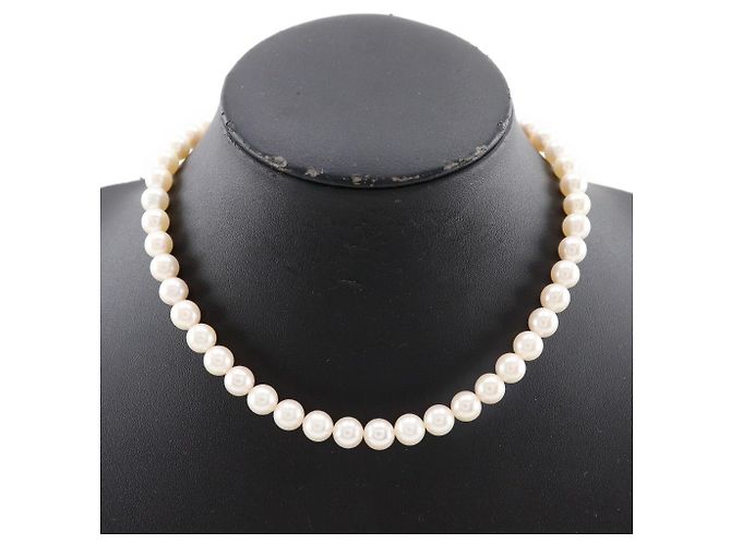Autre Marque Collar de plata y perlas - vista 2