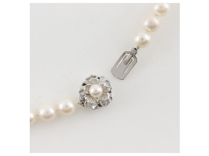 Autre Marque Collar de plata y perlas - vista 5