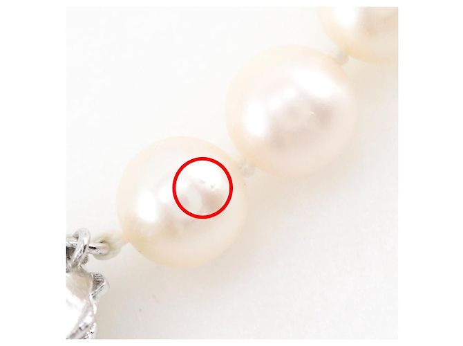 Autre Marque Collar de plata y perlas - vista 7