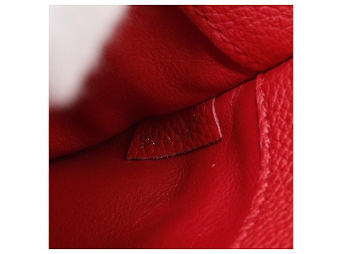 Borsa 2way Louis Vuitton City Steamer PM in vitello Rosso - vista 19