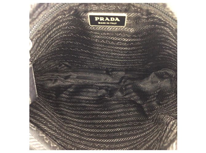 Bolso de hombro Prada de nailon Tessuto Negro - vista 9