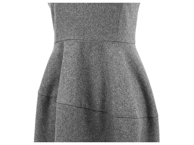 Autre Marque YOKO CHAN Flanell-Wollkleid Braun - Ansicht 3
