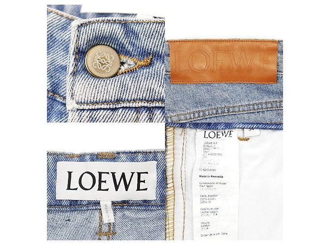 Loewe Fisherman Denimhose aus Baumwolle Blau - Ansicht 10