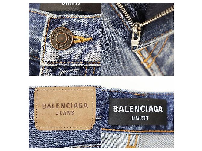 Balenciaga UNIFIT JEANS Jeans de algodão Azul - vista 11