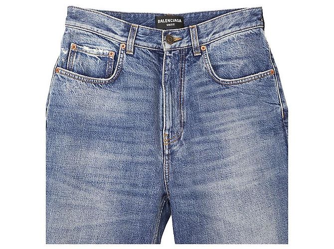 Balenciaga UNIFIT JEANS Jeans de algodão Azul - vista 2
