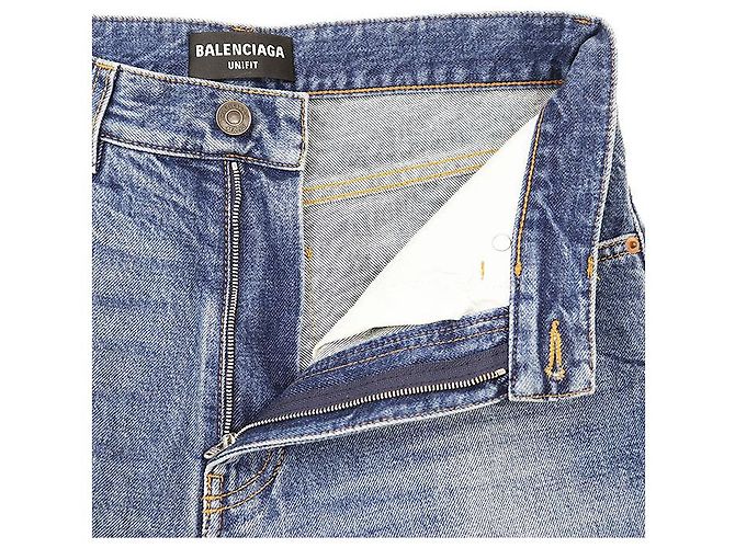 Balenciaga UNIFIT JEANS Jeans de algodão Azul - vista 9