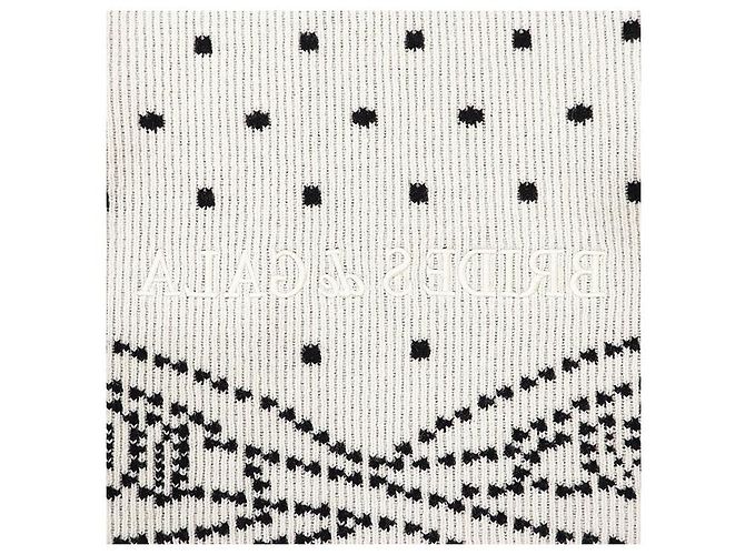 Cardigan Hermès BRIDES de GALA42 in cashmere, cotone e poliammide Nero Crudo - vista 9