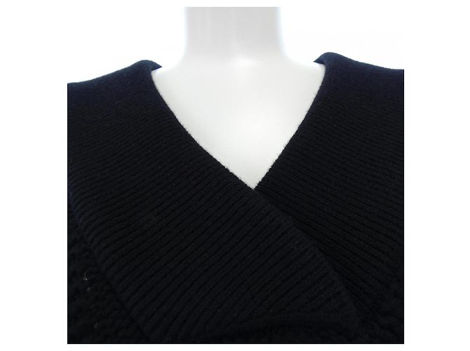 Top de punto Hermès H Motif Negro - vista 5