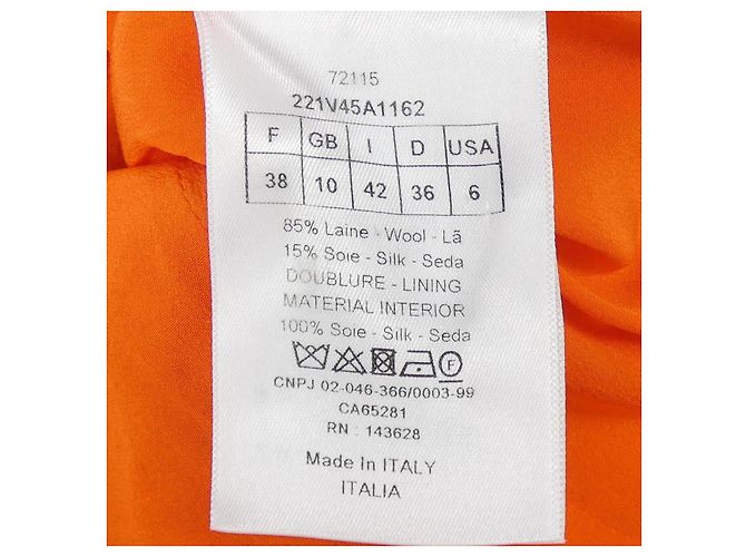 Autre Marque Christian Dior Jacket Orange - view 3