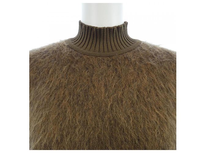 Hermès 2H2633DG Strick aus Kaschmir-Mischung 36 Braun - Ansicht 5