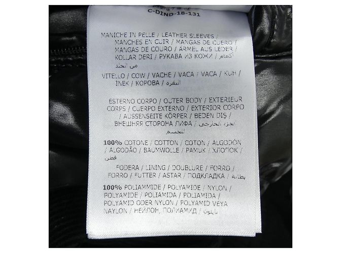 Moncler Genius SVEN FRAGMENT Down Jacket Black White - view 3