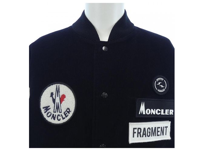 Moncler Genius SVEN FRAGMENT Down Jacket Black White - view 6