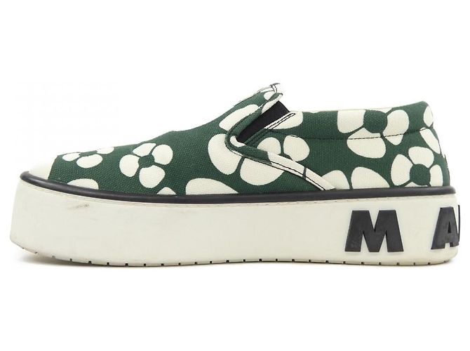 Baskets Marni Vert - vue 2
