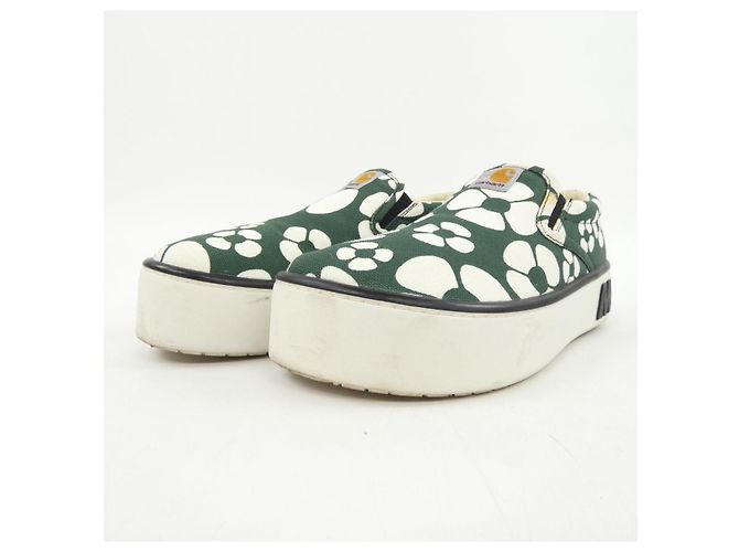 Baskets Marni Vert - vue 3