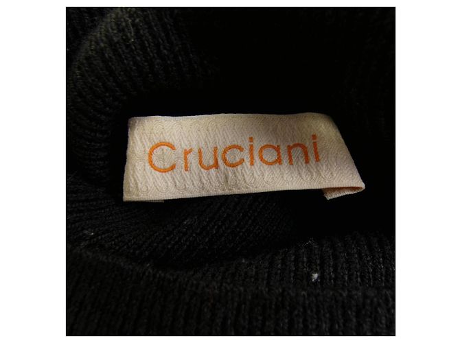 Autre Marque Malha de lã Cruciani Preto - vista 4