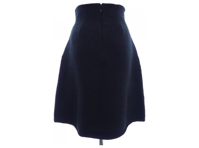 Falda de mezcla de cachemira Chanel P55435K07229 Negro - vista 2