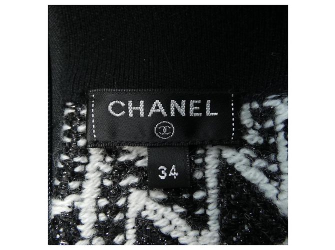 Falda de mezcla de cachemira Chanel P55435K07229 Negro - vista 4