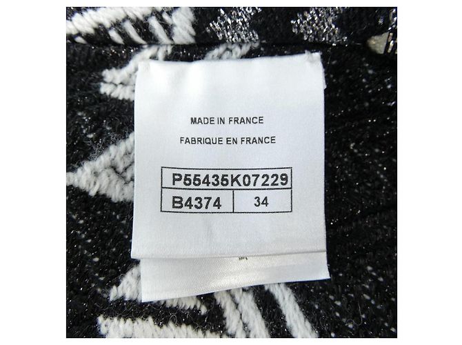 Falda de mezcla de cachemira Chanel P55435K07229 Negro - vista 5