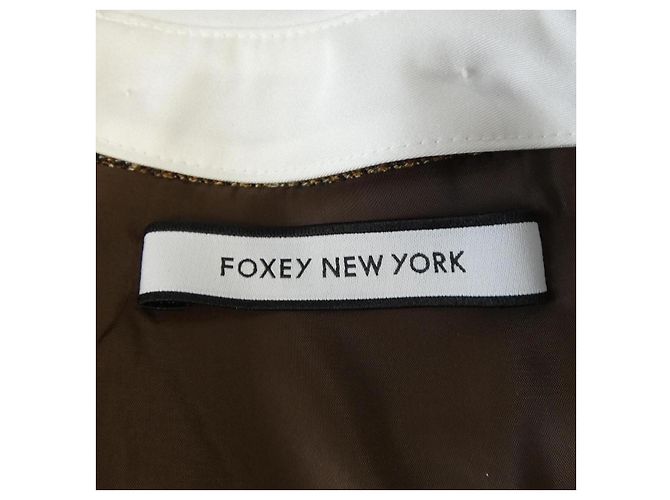 Autre Marque FOXEY NEW YORK ECLAT DE NUIT Dress Kleid Braun - Ansicht 4