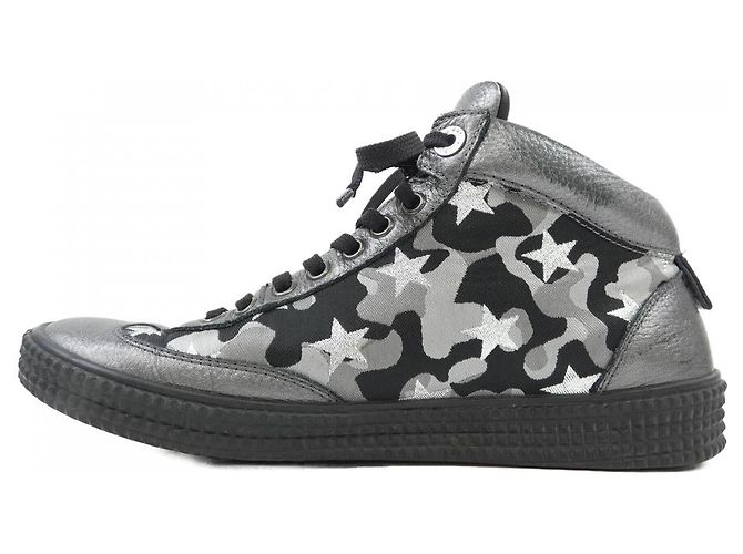 Sneakers Jimmy Choo Grigie Marrone - vista 2