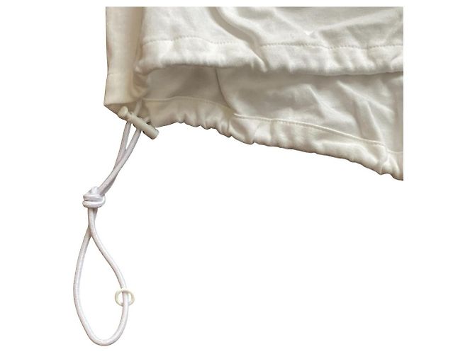 Autre Marque Top con maniche francesi e coulisse MidiUmi Bianco - vista 3
