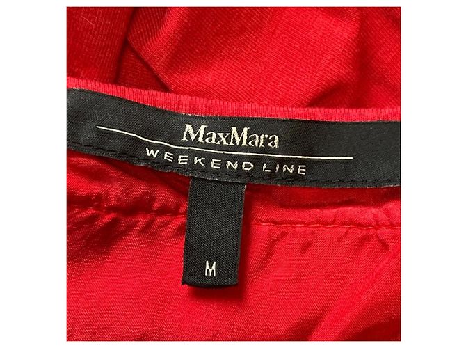 Top con volantes cuello en V Max Mara Roja - vista 3