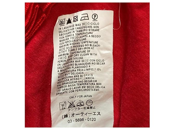 Top con volantes cuello en V Max Mara Roja - vista 5