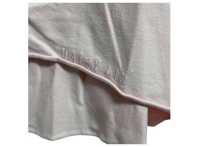 Autre Marque FOXEY NEW YORK DAISY LIN besticktes Kurzarm-Top Pink - Ansicht 3