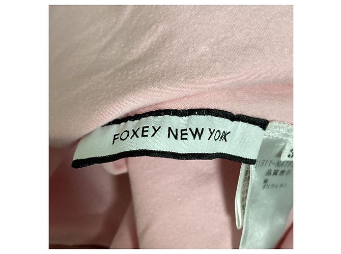 Autre Marque FOXEY NEW YORK DAISY LIN besticktes Kurzarm-Top Pink - Ansicht 4