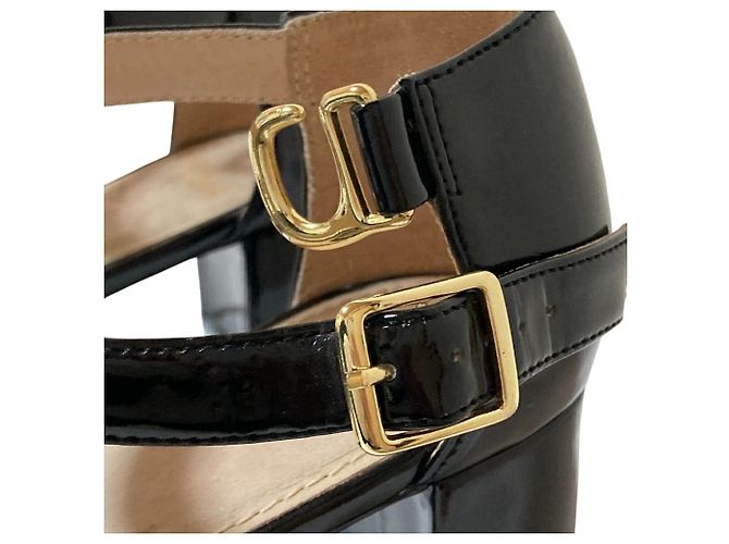 Autre Marque IENA Lackleder Separate Pumps Schwarz Beige - Ansicht 8