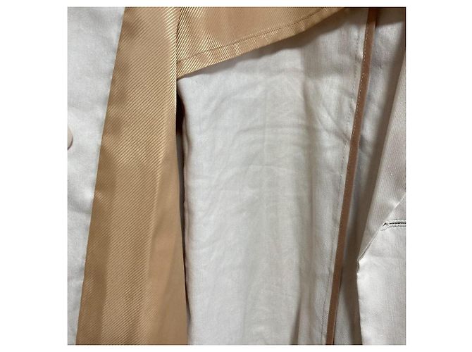 Autre Marque Abrigo cruzado de lino SLOBE IENA Beige - vista 4
