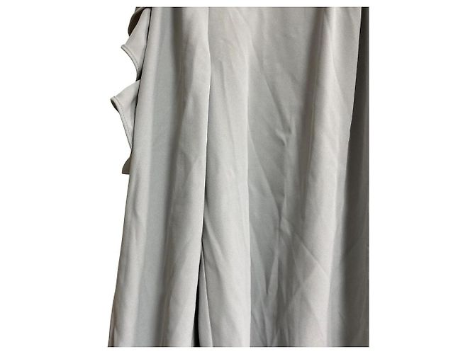 Autre Marque And Couture Bluse mit Rüschen und Stehkragen Blau Hellblau - Ansicht 3