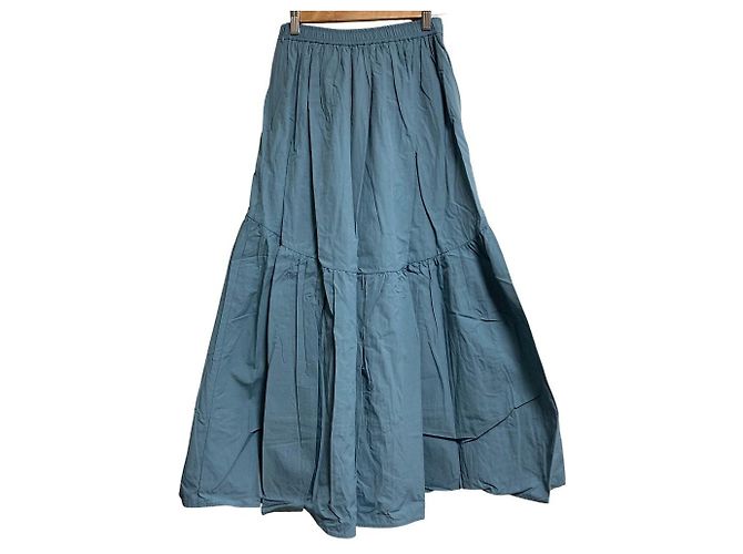 Autre Marque Gonna lunga a balze STYLEMIXER Tiered Gather Blu - vista 2