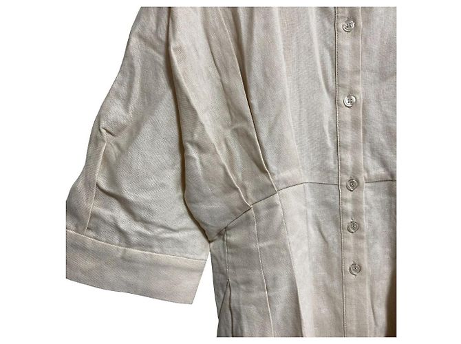 Autre Marque Vestido de lino STYLEMIXER Beige - vista 3