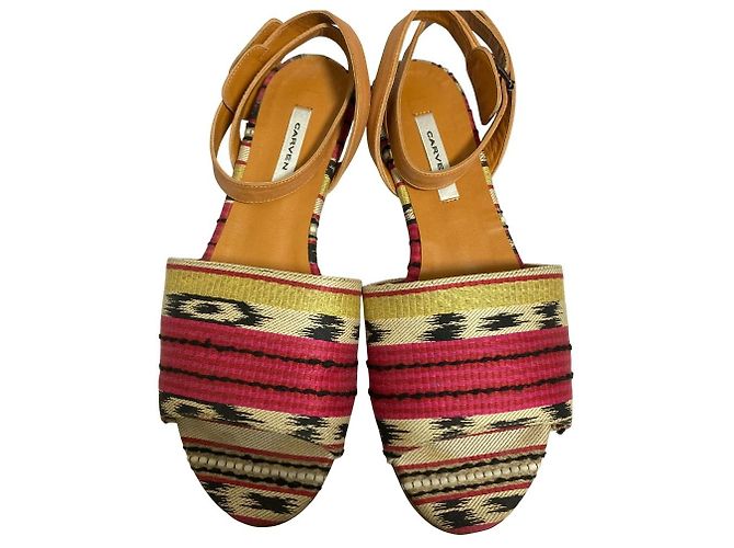 Autre Marque Sandali bassi Carven Beige - vista 2