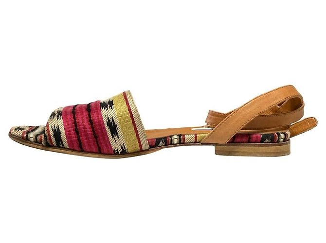 Autre Marque Sandali bassi Carven Beige - vista 3
