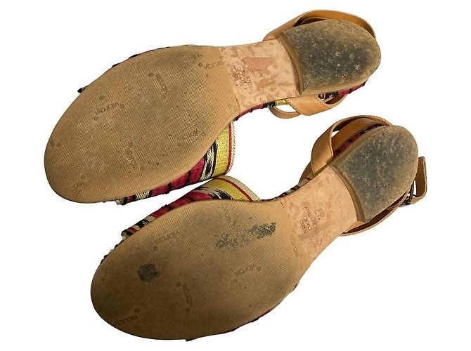 Autre Marque Sandali bassi Carven Beige - vista 7