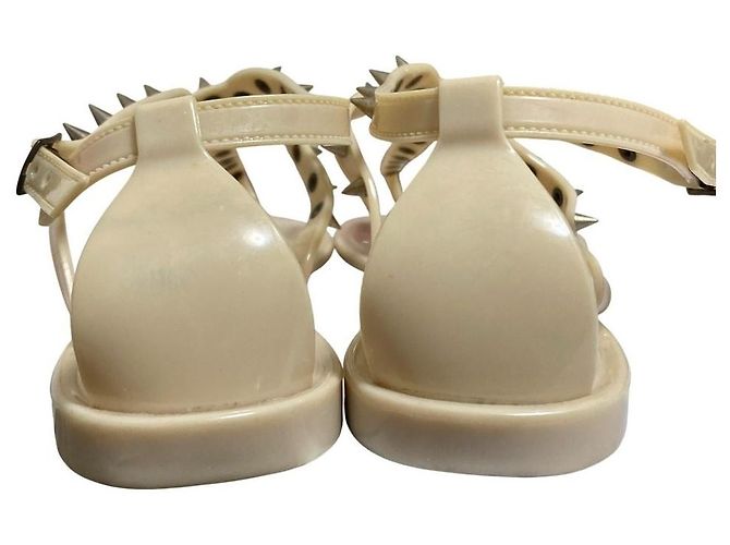 Autre Marque Sandali in gomma borchiati Steve Madden Beige - vista 5