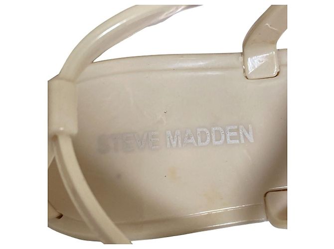 Autre Marque Sandali in gomma borchiati Steve Madden Beige - vista 7