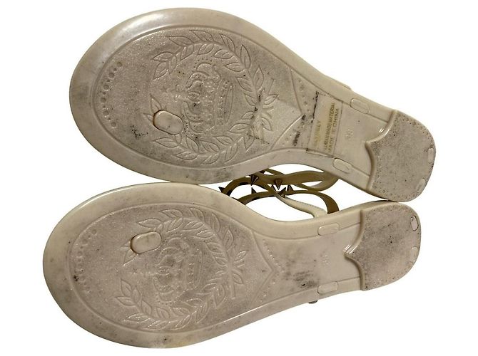 Autre Marque Sandali in gomma borchiati Steve Madden Beige - vista 8