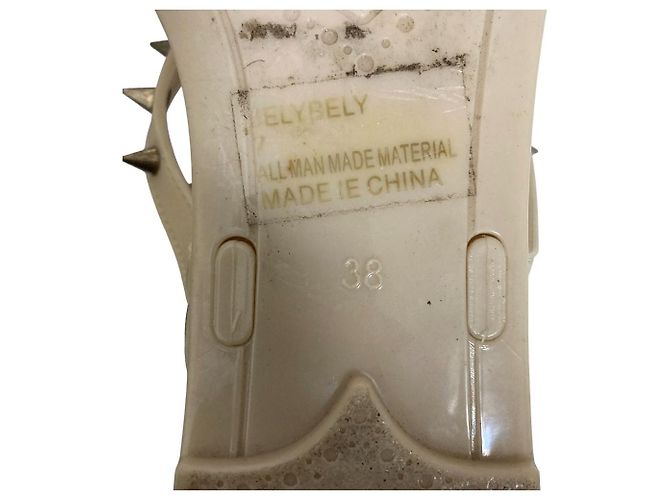 Autre Marque Sandali in gomma borchiati Steve Madden Beige - vista 9