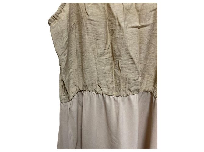 Autre Marque Abito lungo Cache-coeur Snidel Beige - vista 4