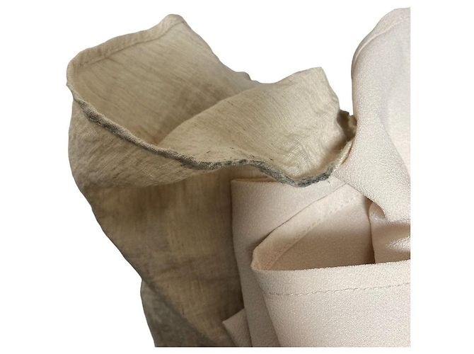 Autre Marque Abito lungo Cache-coeur Snidel Beige - vista 8