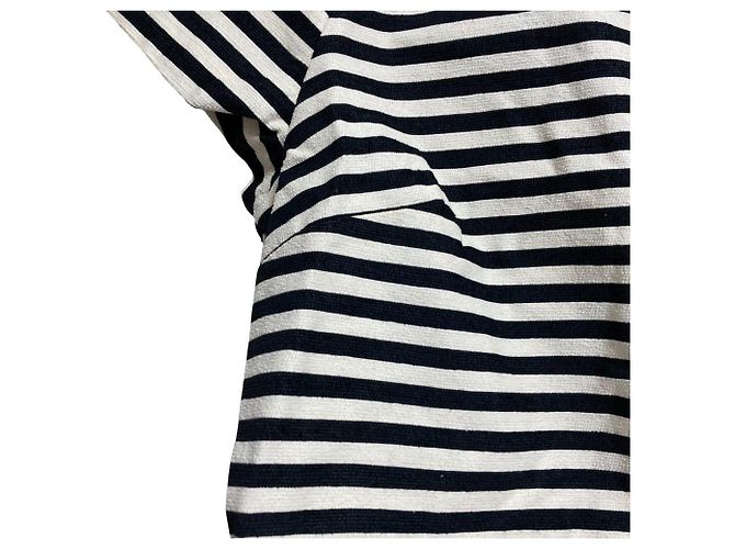 Autre Marque Top in cotone a righe alice+olivia Nero - vista 3