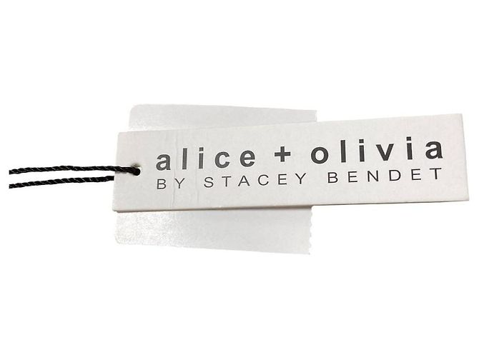 Autre Marque Top in cotone a righe alice+olivia Nero - vista 5