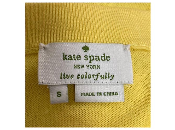 Cardigã de malha Kate Spade New York Amarelo - vista 4