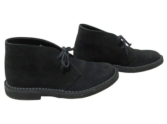 Autre Marque Stivaletti Desert in camoscio REGAL Nero - vista 2