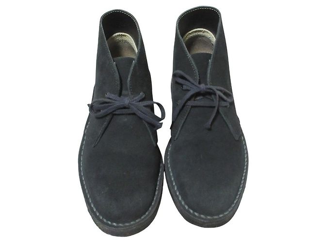 Autre Marque Stivaletti Desert in camoscio REGAL Nero - vista 5