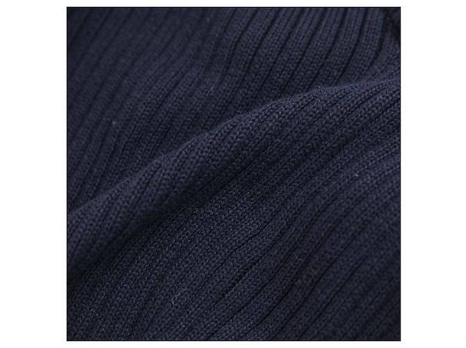 The Row ELODIE DRESS Strickkleid Blau Marineblau - Ansicht 7