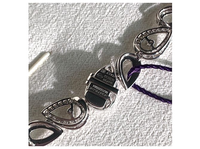 Collana Montblanc Monaco Princess Grace Petals de Rose Diamanti Argento - vista 6